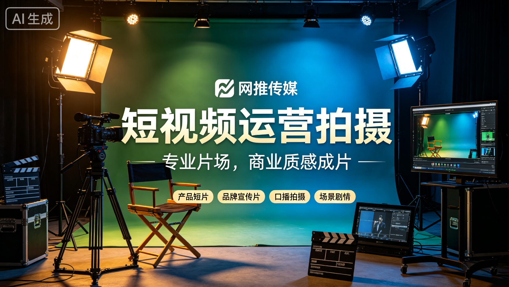 短视频运营策划内容与拍摄现场工作照