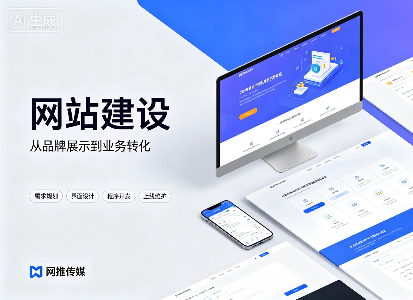 网推传媒设计的响应式企业网站案例截图